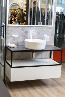 База под каркас для раковины Cezares CADRO-80-1C-SO-BG-BLUM